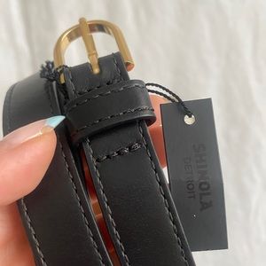 NWT Shinola Detroit Black Women’s Belt